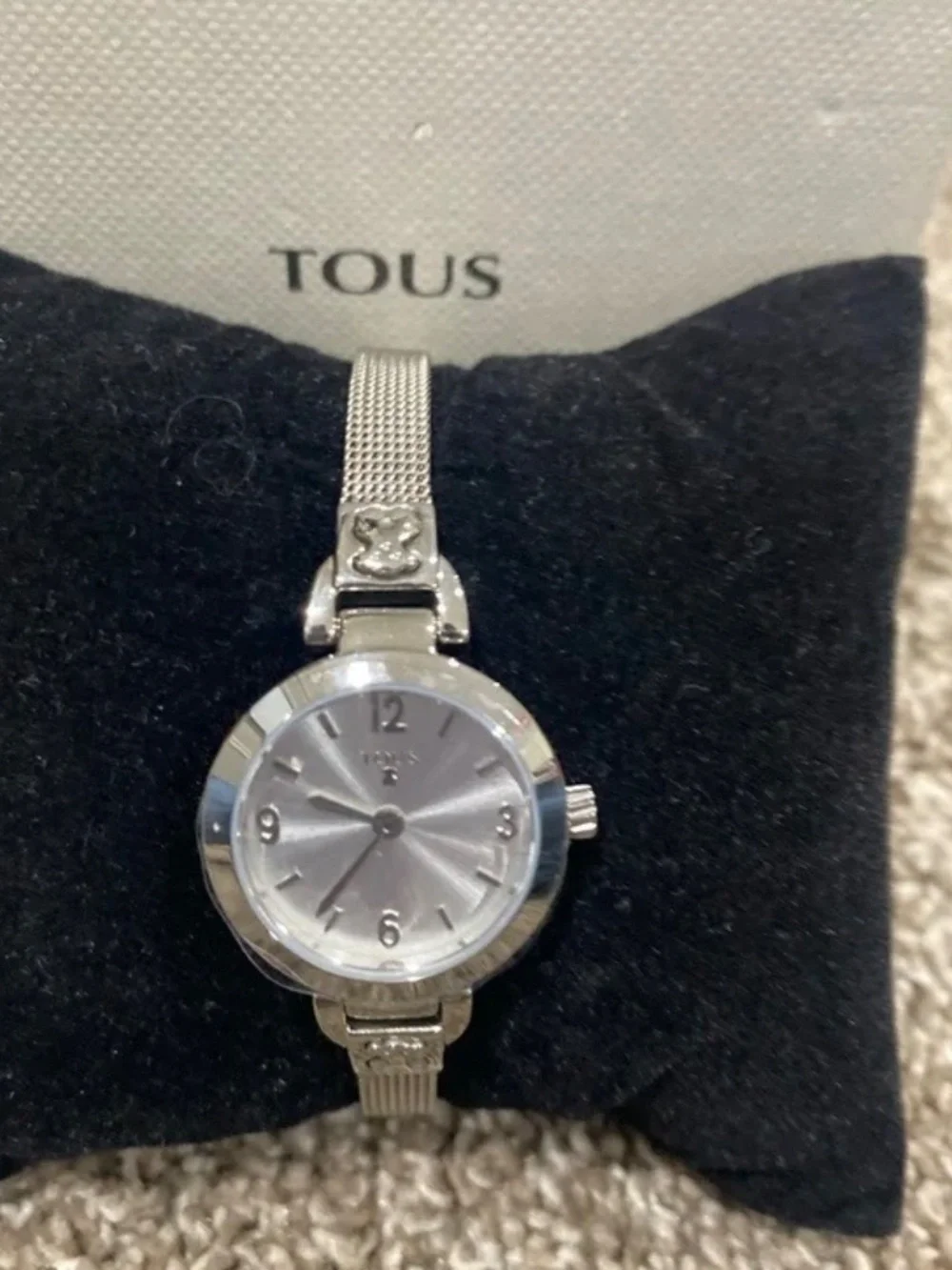 TOUS Bohème Silver Mesh Bracelet Watch Never Worn 3003506150